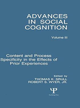 【预订】Content and Process Specificity in the Effects of Prior Experiences