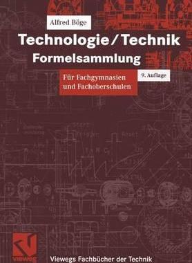 预订 Technologie/Technik Formelsammlung