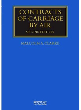 预订 Contracts of Carriage by Air 航空运输合同 第2版: 9781032922829