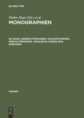 【预订】Dahn, Kr[reis] Pirmasens. Wilgartswiesen, Kr[eis] Pirmasens. Iggelba 9783484231252