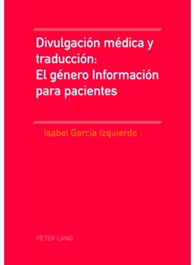 预订 Divulgación médica y traducción- El género Información para pacientes: 9783039116980