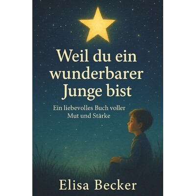 预订 Weil du ein wunderbarer Junge bist: Ein liebevolles Buch voller Mut und Stärke 9798277893364