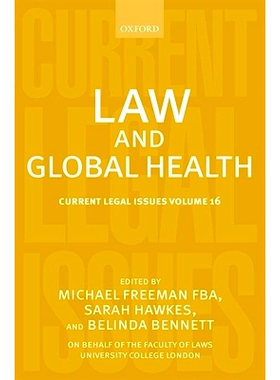 预订 Law and Global Health: Current Legal Issues Volume 16 法律与全球健康：当前法律问题集锦，第十六卷: 9780199688999