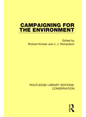 预订 Campaigning for the Environment 环保运动 重印版: 9780367409524