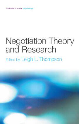 【预订】Negotiation Theory and Research