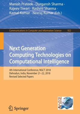 【预订】Next Generation Computing Technologies on Computational Intelligence