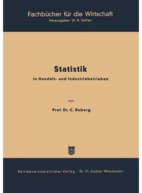 预订 Statistik in Handels- und Industriebetrieben: 9783663040293