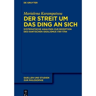预订 Systematische kantischen Analysen zur das 1781–1794 飞行技术 Ding sich des Rezeption Idealismus Streit Der