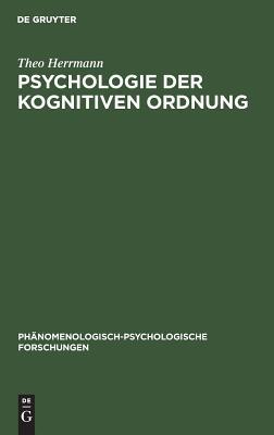 【预订】Psychologie der kognitiven Ordnung 9783110032437