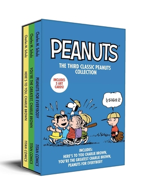花生漫画三册盒装3 收藏版 史努比系列 黑白经典漫画 英文原版 Peanuts Slipcase Set Classic Peanuts Collection