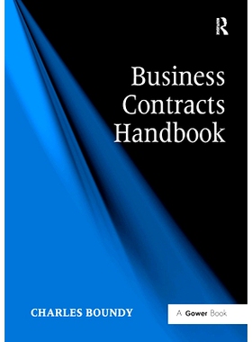 预订 Business Contracts Handbook 商业合约手册: 9781032838168