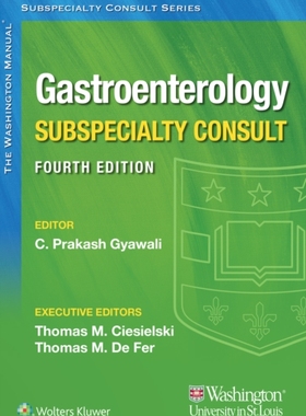 【预订】Washington Manual Gastroenterology Subspecialty Consult