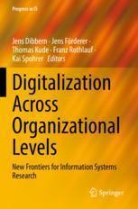 预订 Levels Digitalization Organizational 9783031065453 Across