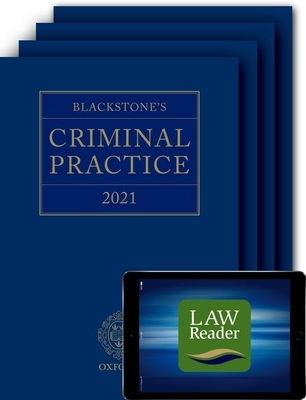 【预订】Blackstone’s Criminal Practice 2021 (Book, All Supplements, and Digital Pack)