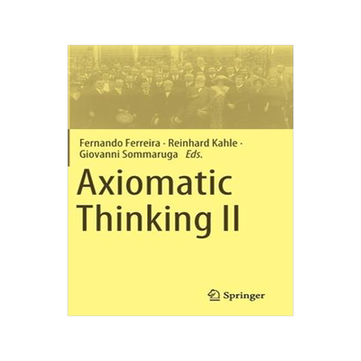 [预订]Axiomatic Thinking II 9783030777982