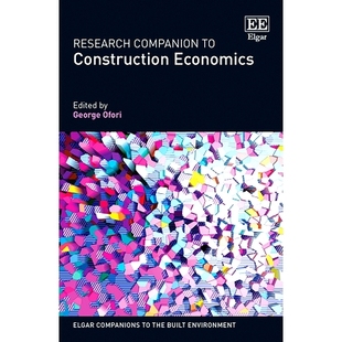 Economics Construction 9781839108228 建筑经济学研究 Research 预订 Companion