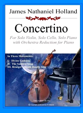 预订 Concertino: For Solo Violin, Solo Cello, Solo Piano and Orchestra (Orchestral Reduction and Parts): 9781720894636