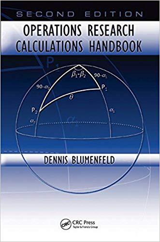 【预售】Operations Research Calculations Handbook, Second Edition