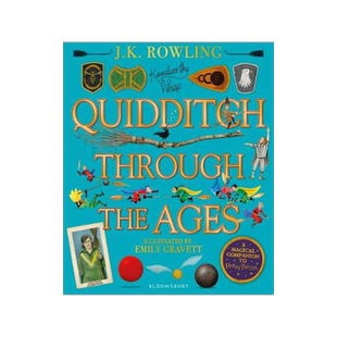 神奇的魁地奇球 精装彩绘插图版 Emily Gravett插画 哈利波特 J.K.罗琳 英文原版 Quidditch Through the Ages