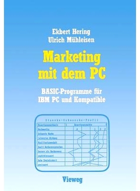 预订 Marketing mit dem PC: Mit 16 BASIC-Programmen für IBM PC und Kompatible: 9783528045210