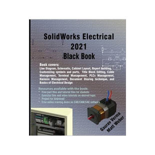 [预订]SolidWorks Electrical 2021 Black Book 9781774590157