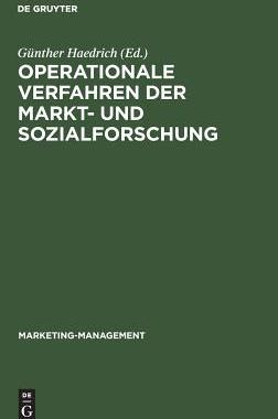 【预订】Operationale Verfahren der Markt- und Sozialforschung 9783110069808