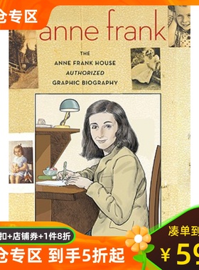 现货 安妮·弗兰克图像传记 安妮日记儿童漫画 英文原版 Anne Frank Graphic Biography Ernie Colon