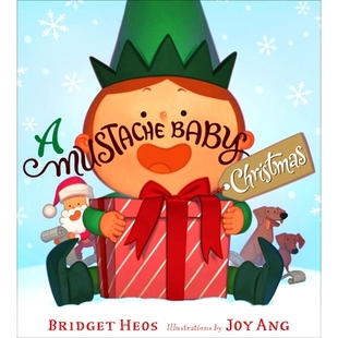 9781328506535 Book Mustache Baby 预订 for Holiday Christmas Kids