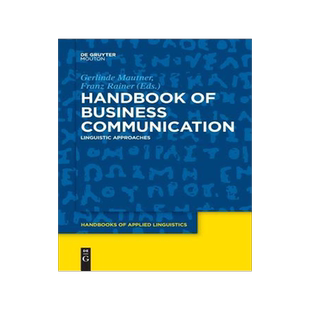 [预订]Handbook of Business Communication 9781501519000