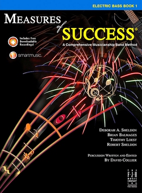 预订 Measures of Success Electric Bass Book 1: 9781569398180