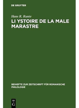 预订 Li Ystoire de la male marastre: Version M of the Roman des sept sages de Rome. A critical edition with an introduct