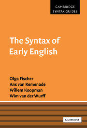 【预订】The Syntax of Early English