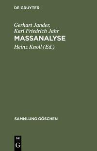 【预订】Massanalyse 9783111003559