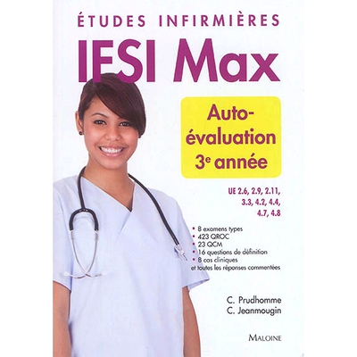 预订 Etudes infirmières : IFSI max : auto-évaluation 3e année, UE 2.6, 2.9, 2.11, 3.3, 4.2, 4.4, 4.7, 4.8 护理研究：