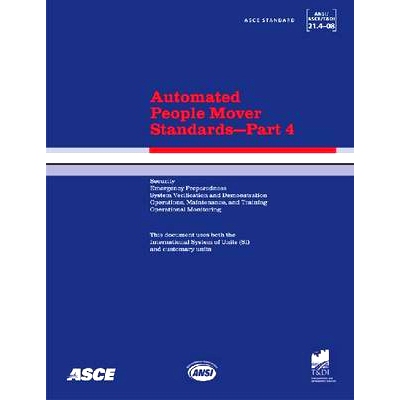 预订 Automated People Mover Standards Pt. 4; ANSI/ASCE/T&DI 21.4-08: 9780784409534
