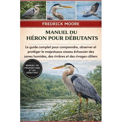预订 Manuel Du Héron Pour Débutants: Le guide complet pour comprendre, observer et protéger le majestueux oiseau éch