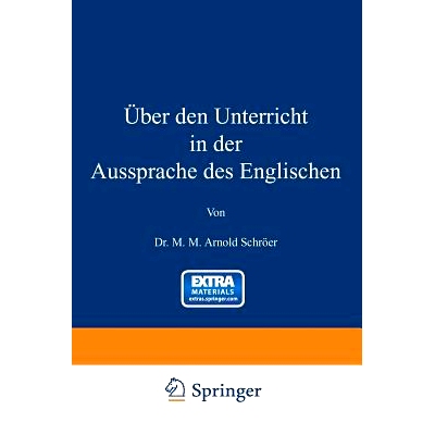 预订 Über den Unterricht in der Aussprache des Englischen: 9783662229415
