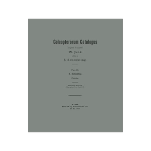 预订 Coleopterorum Catalogus