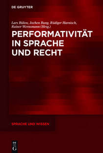 Performativität Sprache und 9783110462647 Recht 预订