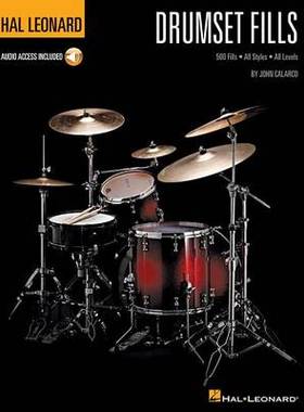 【预订】Hal Leonard Drumset Fills: 500 Fills * All Styles * All Levels