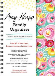 Amy Knapp’s 2019 预售 december August 2020 Organizer Family