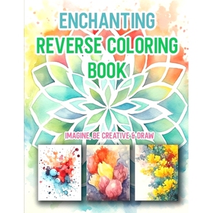 Abstract Your Doodle Enchanting Reverse Coloring 9798397514712 Imagination Discover 预订 Book Top Watercolors