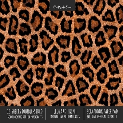 预订 Leopard Print Scrapbook Paper Pad 8x8 Scrapbooking Kit for Cardmaking Gifts, DIY Crafts, Printmaking, Papercrafts,