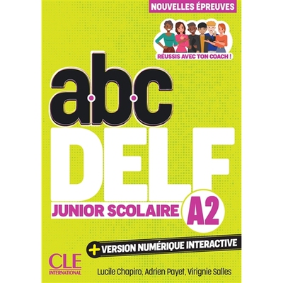 现货 ABC DELF A2 少儿法语 2025新版 junior scolaire 法语原版教辅 DELF考试听力写作阅读练习 法国出国留学备考 原装进口书