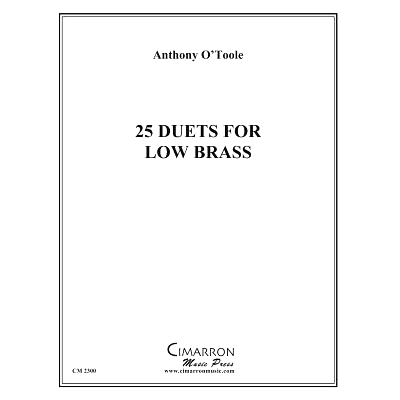 预订 25 Duets for Low Brass: 9781494839260