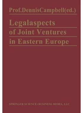 预订 Legal Aspects of Joint Ventures in Eastern Europe: 9789401744263