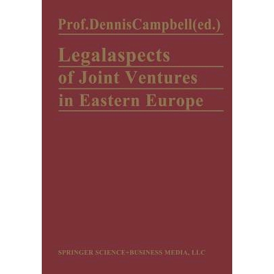 预订 Legal Aspects of Joint Ventures in Eastern Europe: 9789401744263