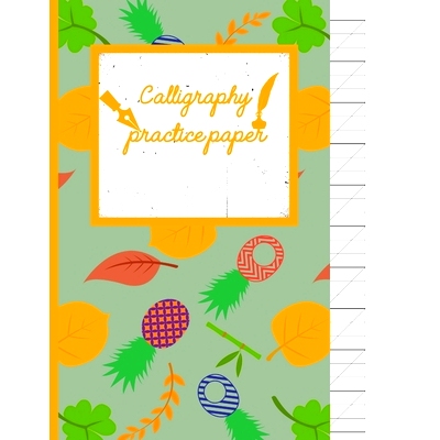 预订 Calligraphy Practice paper: Spring Rain hand writing workbook tropical school, fruit punch for adults & kids 120 pa