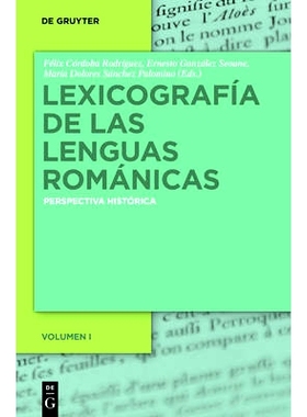 预订 Lexicografía de las lenguas románicas: Perspectiva histórica. Volumen I: 9783110310153