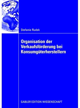 预订 Organisation der Verkaufsförderung bei Konsumgüterherstellern: 9783834910097